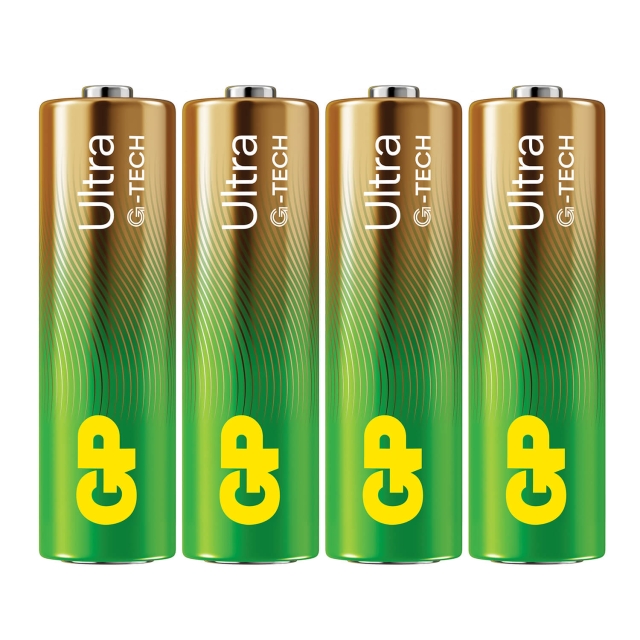 GP Battery Ultra Alkaline AA LR6 4-Pack