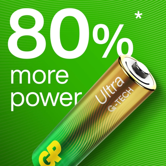 GP Battery Ultra Alkaline AAA LR03 8-Pack