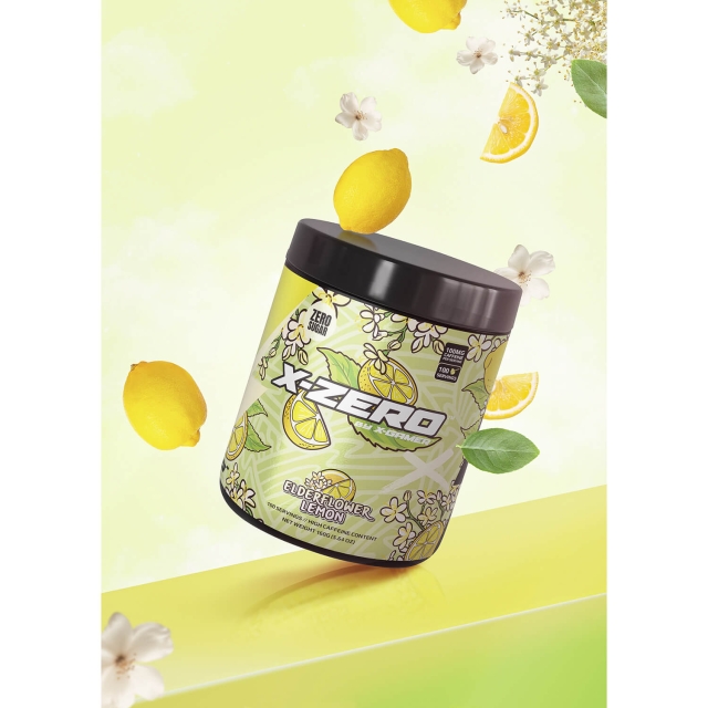 X-GAMER Energy Drink Powder X-Zero 160 gram Elderflower Lemon
