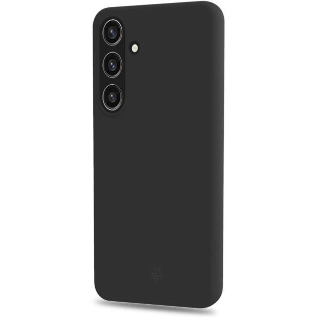 Celly Cromo Soft rubber case Galaxy S25 Svart