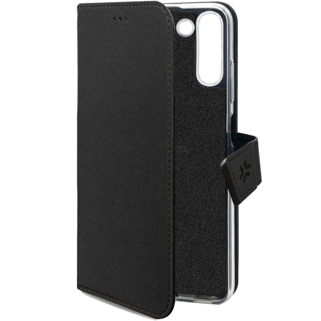 Celly Wally Wallet Case Galaxy S25+ Svart