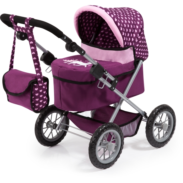 Bayer Dolls Pram Trendy - Purple (13037AA)