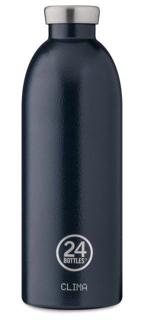 24Bottles ​- Clima Bottle 0,85 L - Rustic Deep Blue (24B433)
