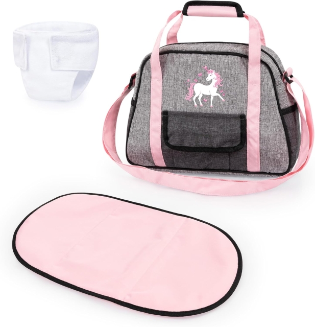 Bayer nursery bag grey with unicorn (69033AB)