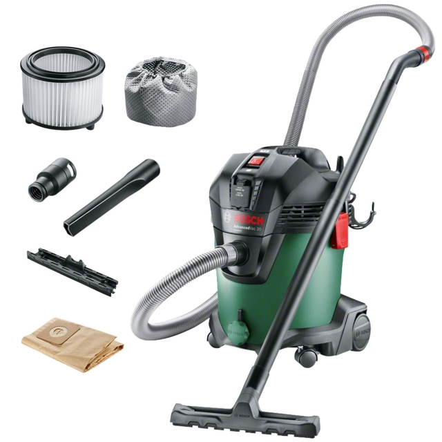 Bosch Advanced Vac 20 Wet And Dry Vacuum Cleaner 230v