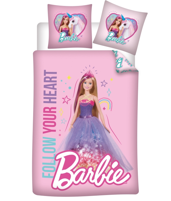 BrandMac Bed Linen - Junior Size 100x140 cm - Barbie (1000808)