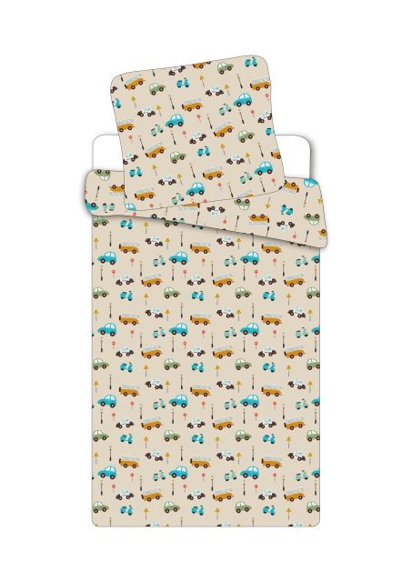 BrandMac Bed linen - Junior Size 100x140 - Car (1000895)