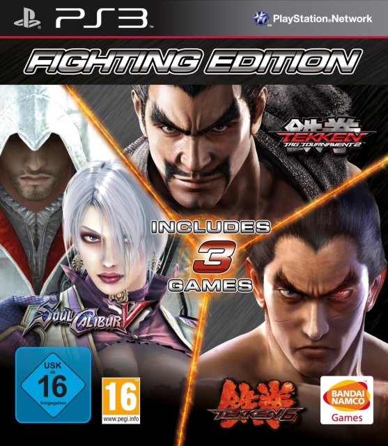 Fighting Edition:  Tekken 6 + Tekken Tag Tournament 2 + Soul Calibur V (5) (PS3)
