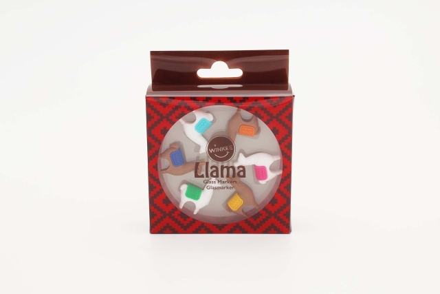 Winkee Drinks Markers - Llama Glass Markers