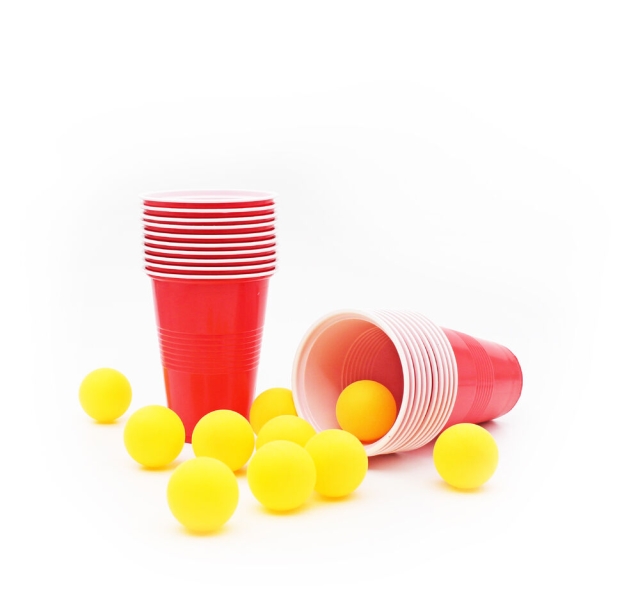 Winkee Beer Pong Set - Classic Beer Pong - 20 cups and 10 balls