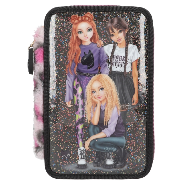 TOPModel Triple Pencil Case REBEL KITTY ( 0413017 )