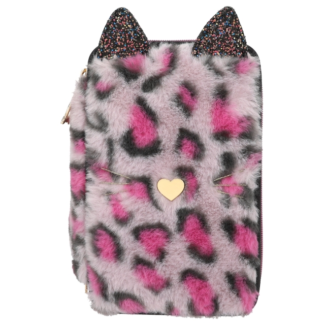 TOPModel Triple Pencil Case Leo REBEL KITTY ( 0413020 )