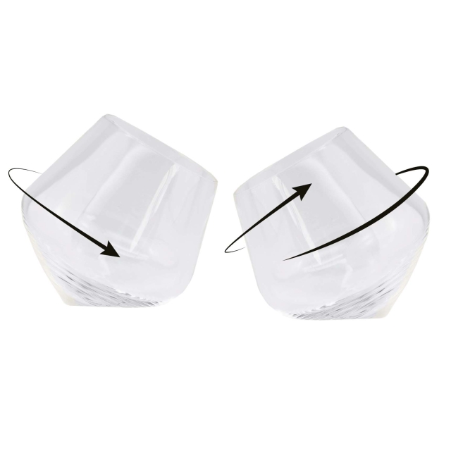 Winkee Rolling Whiskey Glasses - Set of 2