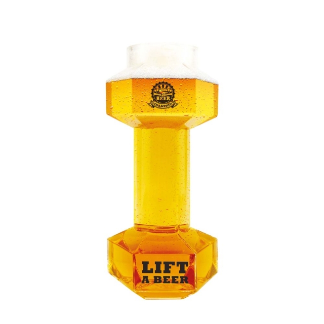 Winkee Dumbbell Beer Glass - Glass