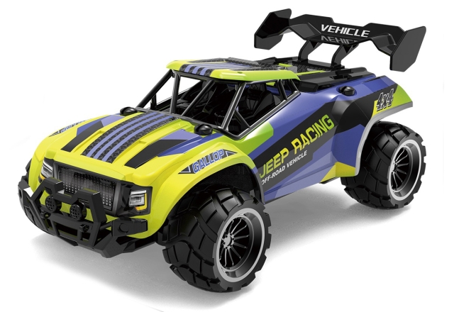 TEC-TOY Jeep Racing - R/C 1:20 2,4G 3,7V Li-ion - Blue/yellow
