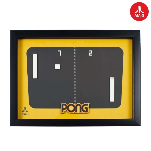 ThumbsUp Official Atari 3D Wall Art - Pong Collection