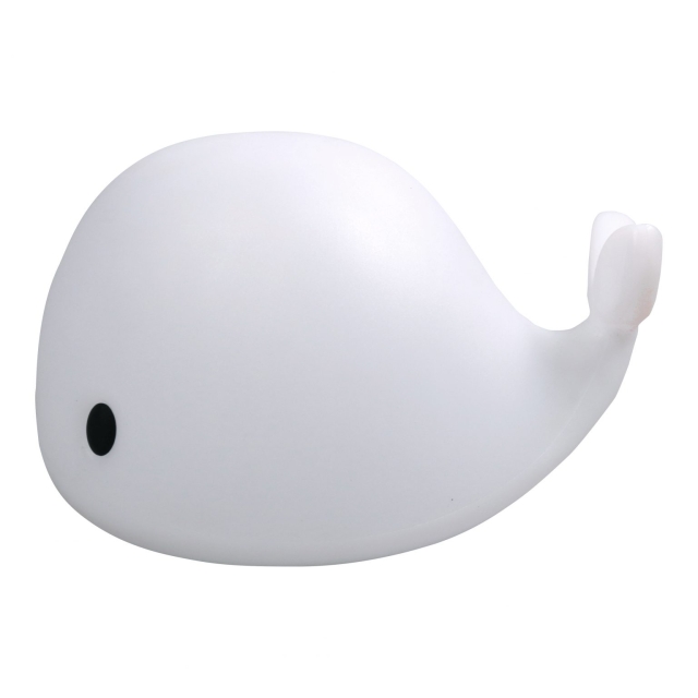 Filibabba Floor LED whale Christian, 30 cm