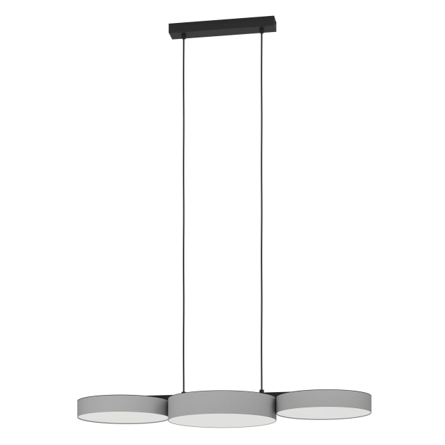 Eglo Barbano-Z long table pendant gray L84.5 - RGB + TW - Zigbee, Bluetooth
