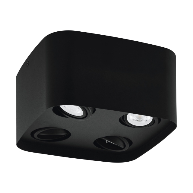 Eglo Caminales-Z ceiling lamp black 24x24 - RGB + TW - Zigbee, Bluetooth