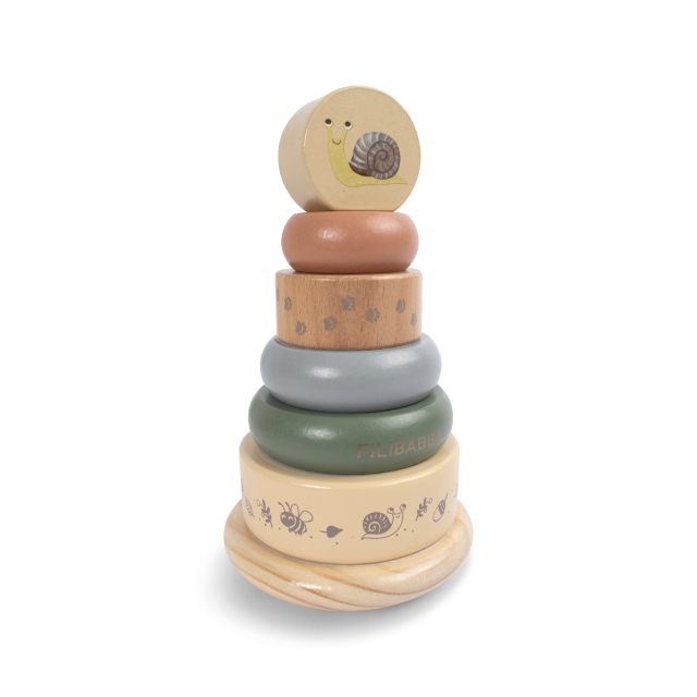 Filibabba Wooden stacking toy - (FI-03372)