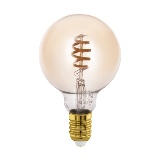 Eglo E27 G95 spiral, amber - TW - Zigbee, Bluetooth