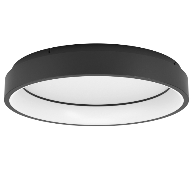 Eglo Marghera-Z ceiling lamp black Ø60 - RGB + TW - Zigbee, Bluetooth
