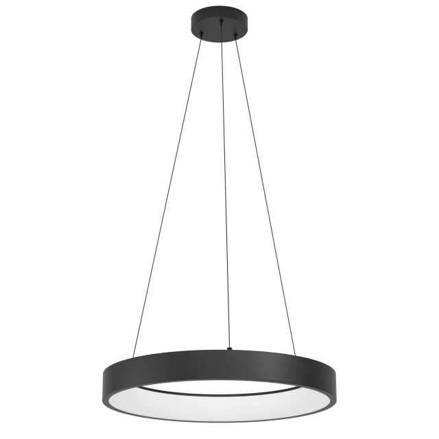 Eglo Marghera-Z pendant black Ø60 - RGB + TW - Zigbee, Bluetooth