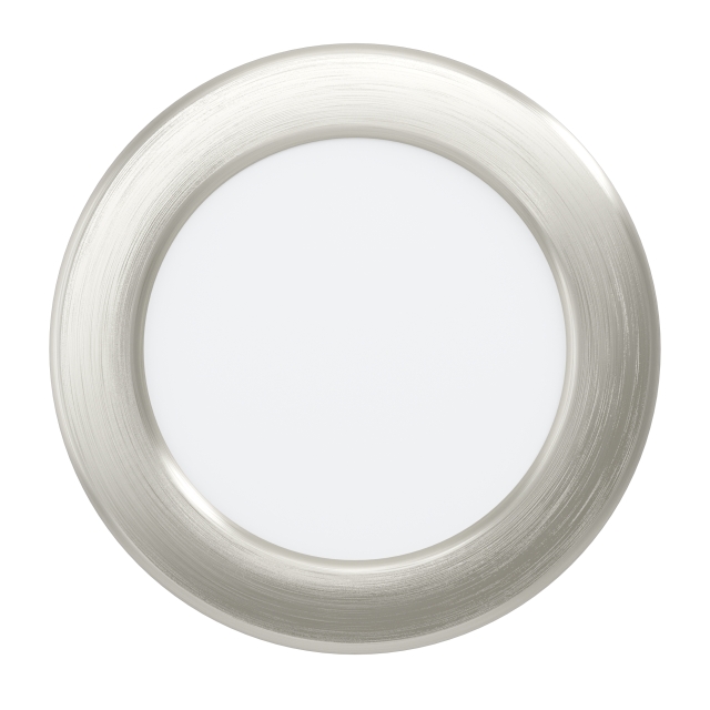 Eglo FUEVA 5 RECESSED - Brushed Steel - 117mm diameter, 26mm height