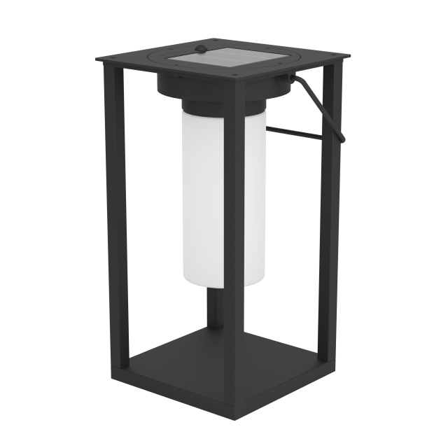 Eglo USIGNI SOLAR LANTERN - Black/White