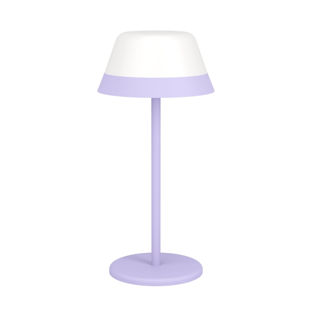 Eglo MEGGIANO TABLE LAMP - PURPLE/WHITE