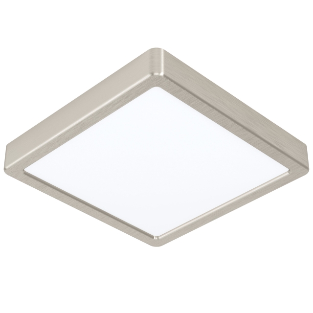 Eglo Fueva-Z ceiling lamp brushed steel 21x21 - TW - Zigbee, Bluetooth