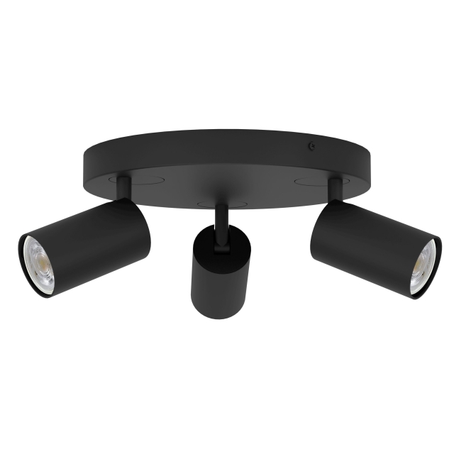 Eglo Telimbela-Z spot roundel black - RGB + TW - Zigbee, Bluetooth