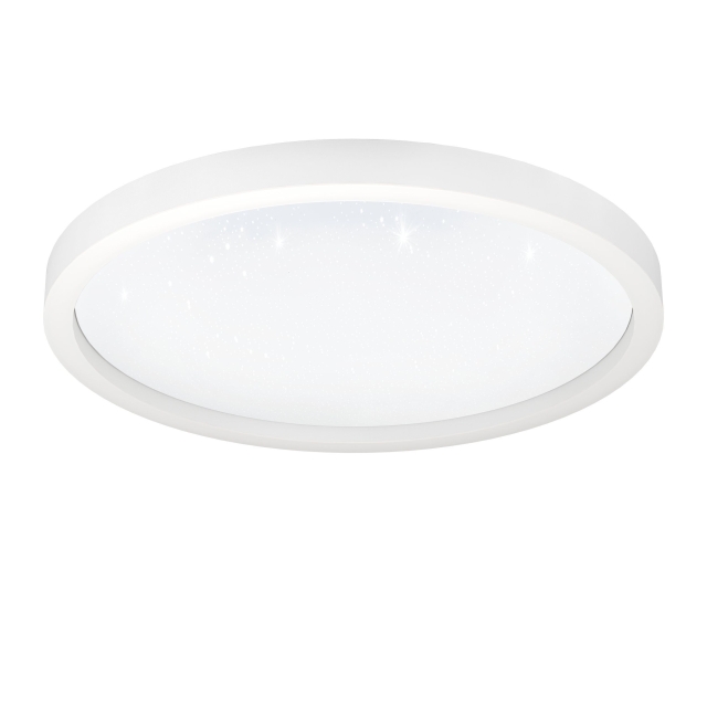 Eglo Montemorelos-Z loft lamp white w/crystal effect Ø57 - RGB + TW - Zigbee, Bluetooth