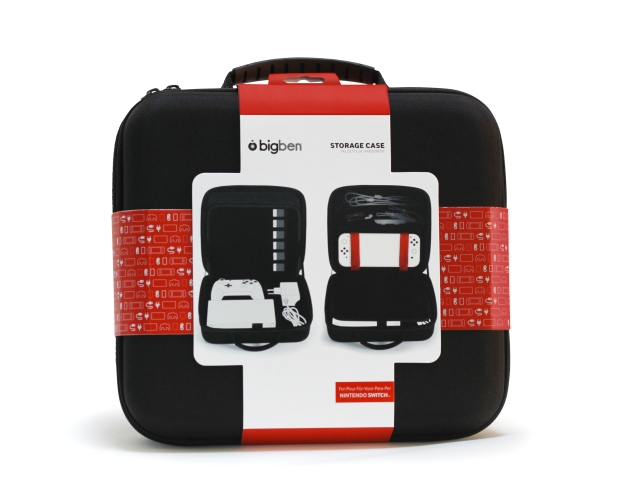 NACON Bigben Storage Case Black Hard Case for Switch Including Docking Station Compatible with Switch Lite/OLED