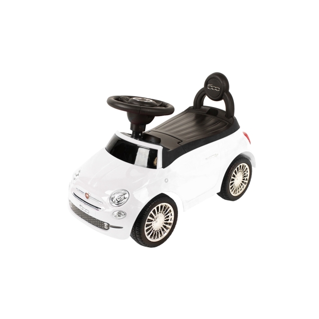 Babytrold Fiat 500 - Ride-On Car - White (20-42FI-H)