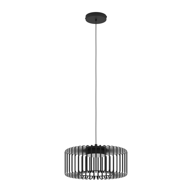 Eglo Ginestrone-Z pendant black Ø45 - RGB + TW - Zigbee, Bluetooth