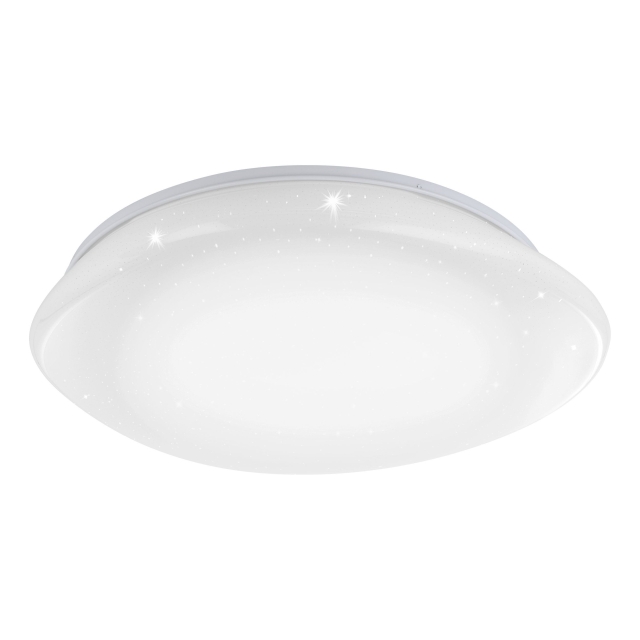 Eglo Sileras-Z ceiling lamp white with crystal effect Ø60 - RGB + TW - Zigbee, Bluetooth