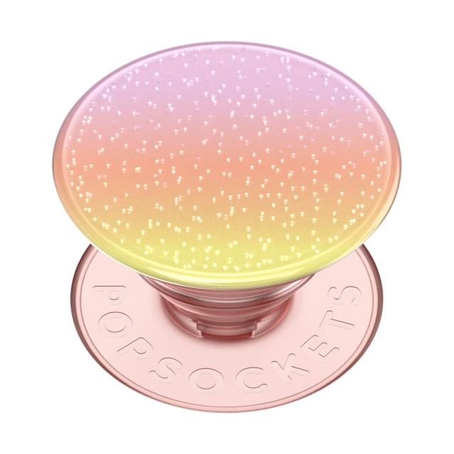 PopSockets Phone Holder PopGrip Original Glitter Aura Sunrise