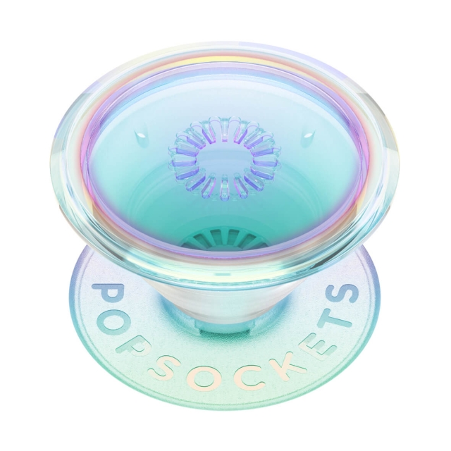 PopSockets Phone Holder PopGrip Original Clear Iridescent