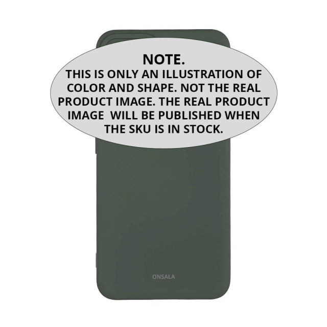 Onsala Phone Case Samsung S25 Ultra 5G Back Silicone Touch Recycled Olive Green