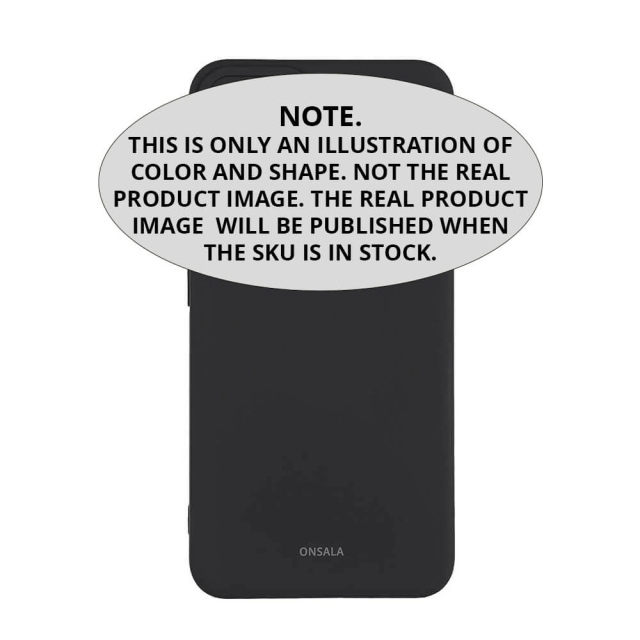 Onsala Phone Case Samsung A36 5G Back Silicone Touch Recycled Black
