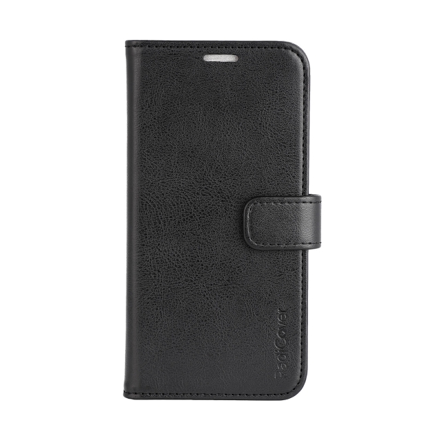 Radicover Phone Case Samsung S25 5G Flipcover Anti Radi RFID 3 Card Black PU