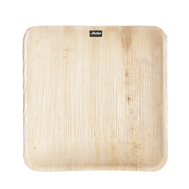Maku Plate Palm Leaf 20x20cm 10 Pcs