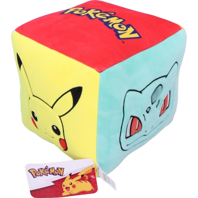 Nemesis Now Pokémon Starter Cube Cushion 25cm