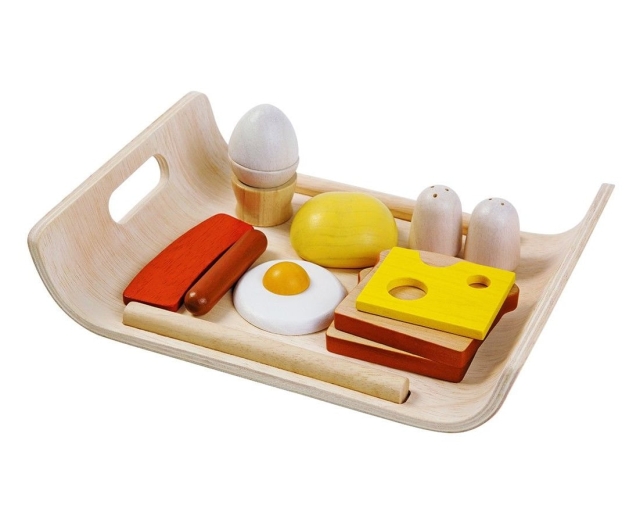 PlanToys Playfood  - Breakfast menu tray (3415)