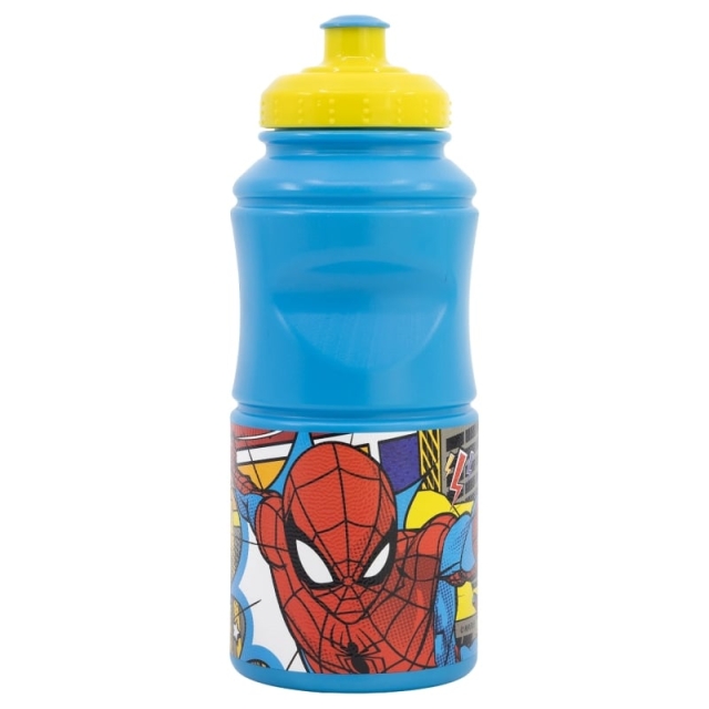 STOR Easy hold sports water bottle, 380 ml - Spiderman (088808722-74755-12)
