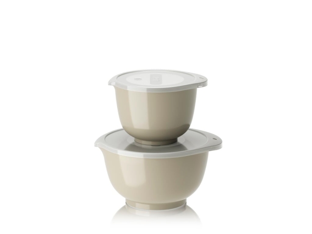 Rosti NEW Margrethe bowls, Set of 2 + lids - Humus