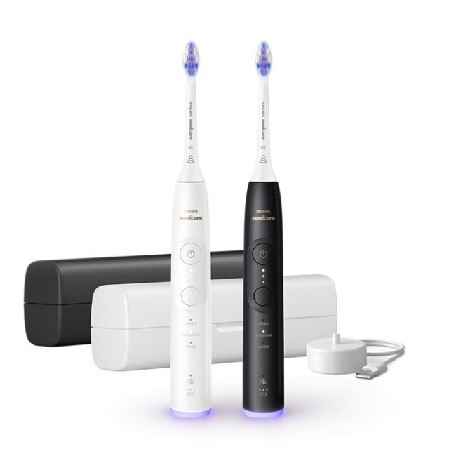 Philips Sonicare White & Black Electric Toothbrushes Series 6500 HX7419/01