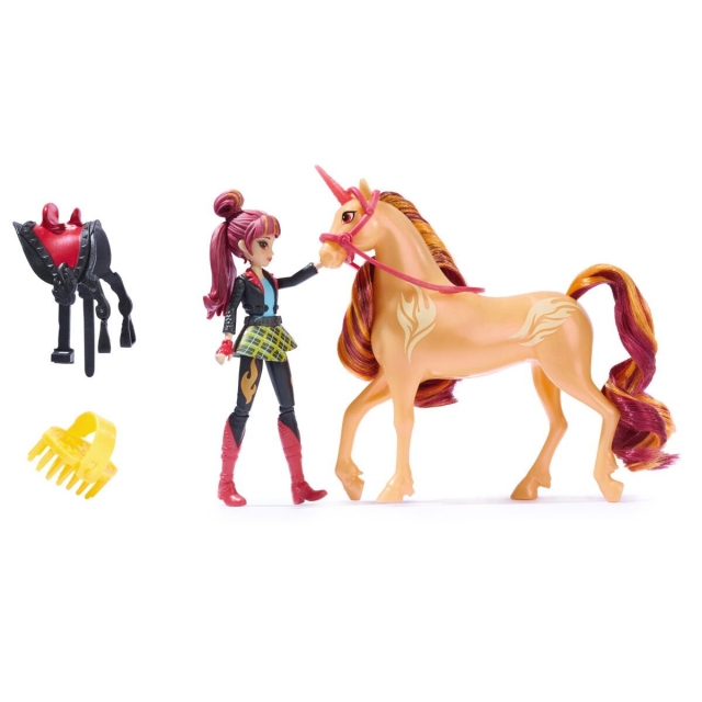 Unicorn Academy Doll & Unicorn- Valentina & Cinder (6066850)
