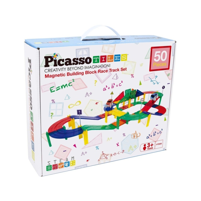 Picasso Tiles Race Car Track Set (PTR50)